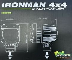 IFL0201A LED Sis Lambası Sarı Işık 2 inch Ironman 4x4