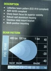 IFL0201A LED Sis Lambası Sarı Işık 2 inch Ironman 4x4