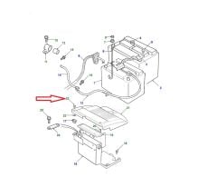 P38 Battery Cover Clip STC2874