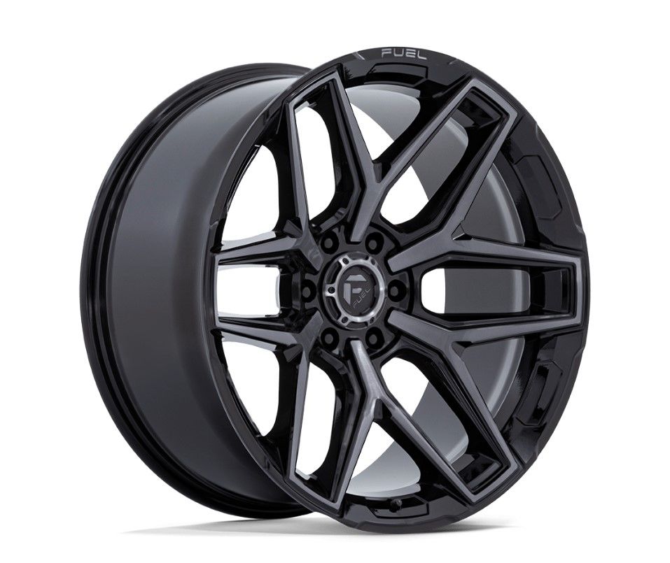 FC854BT22125044N FLUX Black 22 inch 5x127 Wheel