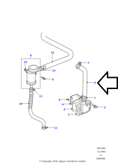 Defender 300 Tdi Engine Ventilation Hose LLH500170