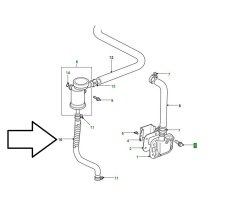 Defender 300 Tdi Motor Havalandırma Hortumu LLH500190