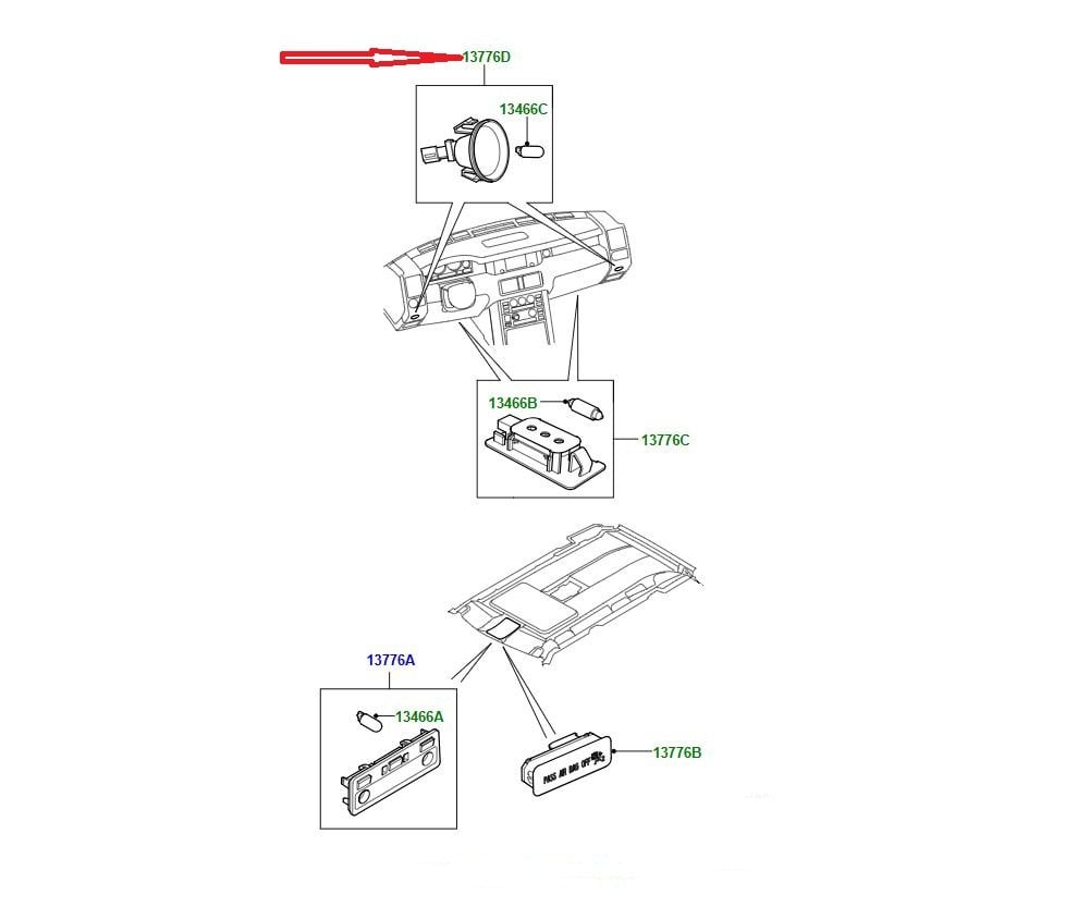 XDC500070 İç Aydınlatma Lambası