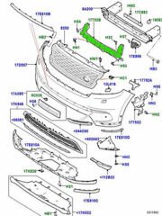 LR167093 LR138273 LR093503 Ön Tampon Braketi Range Rover Velar
