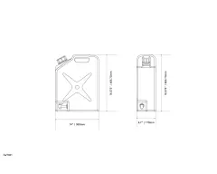 Jerry Can Su Tankı 20L IWT001
