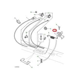 Defender Motor Kaput Tutucu Braketi MWC3339